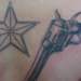 tattoo galleries/ - Nautical star and Revolvers tattoo (in Progress)