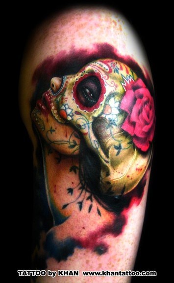 tattoos/ - Sugar Skull Tattoo - 52337
