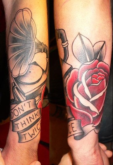 tattoos/ - Traditional record player tattoo - 51782