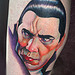Tattoo-DVDs - Bella Lugosi Dracula Vampire Realisic portrait color - 32909