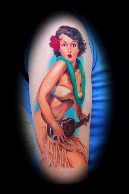 tattoos/ - Color Pinup Tattoo - 61926