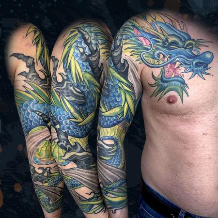 tattoos/ - Blue Dragon - 142534