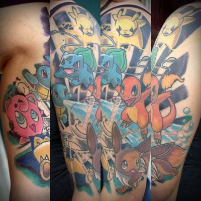 tattoos/ - Pokemon Splash Scene - 132309