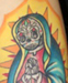 tattoo galleries/ - Meredith's Dead Lady of Guadaluape Tattoo - 20274