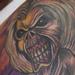 colored portrait of eddie from iron maiden tattoo Tattoo Design Thumbnail