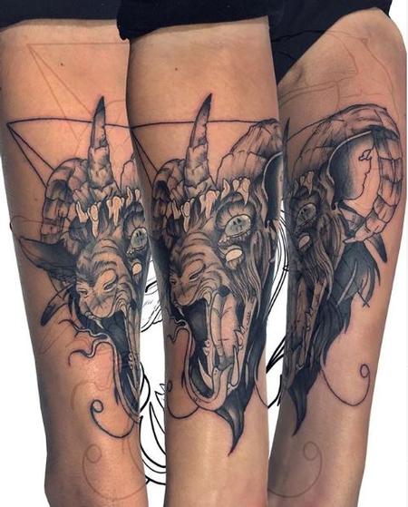 tattoos/ - Ashes Bardole evil goat - 138275