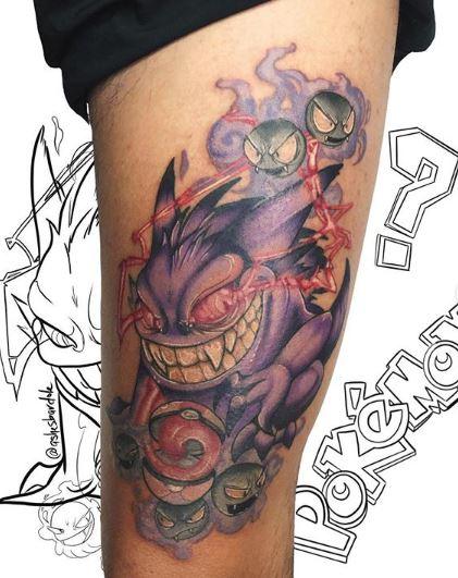 tattoos/ - Ashes Bardole Pokemon Shadow - 138101