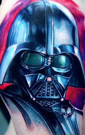 Paul Acker - Darth Vader Star Wars Tattoo