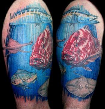 Randy Prause - fish cover up