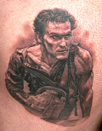 Phil Young - Ash Evil Dead Tattoo