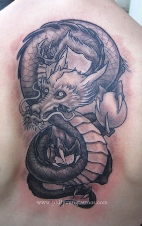 Phil Young - Dragon done in Iceland
