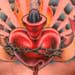 Tattoos - Traditional Sacred Heart Chest Piece - 32961
