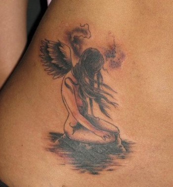 tattoos/ - Angel, cover up, tattoo by Deirdre Doyle - 37249