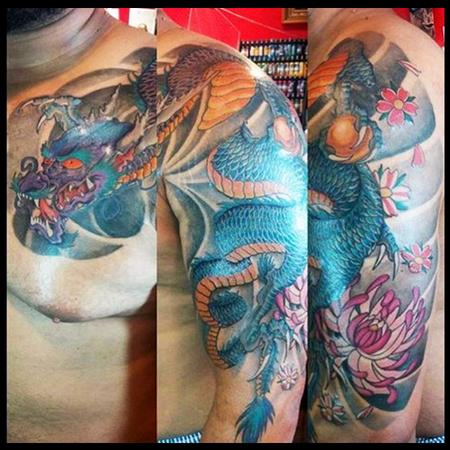 tattoos/ - blue dragon - 111525