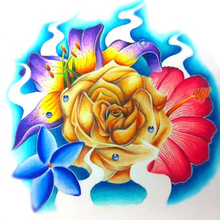 Art Galleries - Yellow Rose Bouquet - 68399