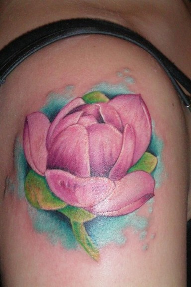 tattoos/ - Color flower tattoo - 49553