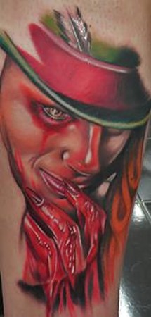 tattoos/ - Evil leprechaun tattoo  - 49340