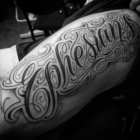 tattoos/ - Ephesians 3:19 Script Tattoo - 115962
