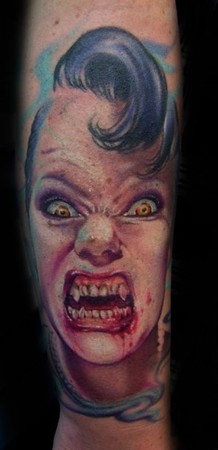 tattoos/ - Vampire portrait tattoo - 49063