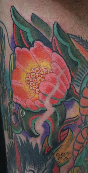 tattoos/ - Color Flower Tattoo - 60512