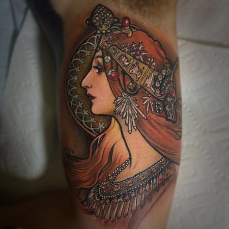 tattoos/ - Mucha on inside of the arm - 99247
