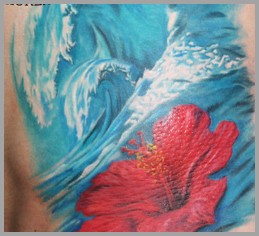 tattoos/ - Water and Flower Tattoo - 51753