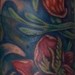 Tattoos - Neelys' Daylily Flower and Water Half Sleeve Tattoo Detail.  - 41894