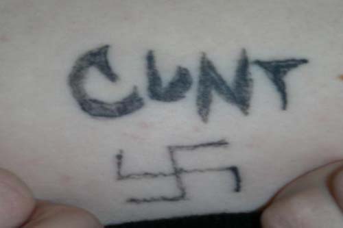 Tattoos Gone Bad - Nazi swastika