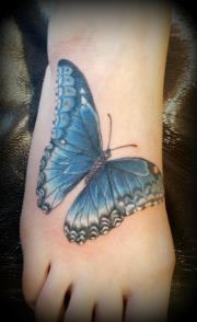 tattoos/ - Max's blue butterfly - 64015