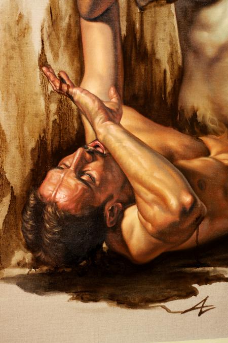 Art Galleries - detail Mal-Essere, oil paint, Antonio Proietti - 112435