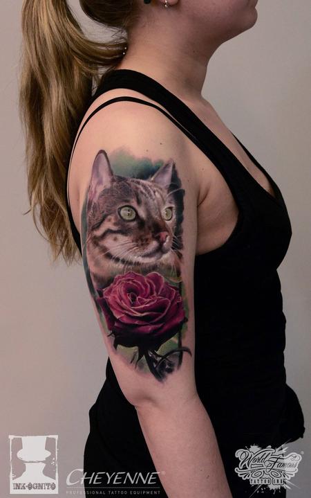 tattoos/ - Cat & Rose - 114510