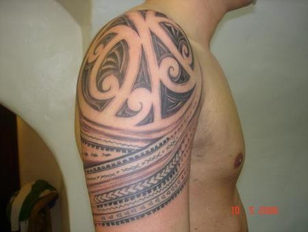 tattoos/ - Samoan Blackwork Tattoo - 61590