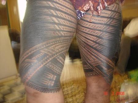 tattoos/ - Samoan Blackwork Tattoo - 61592