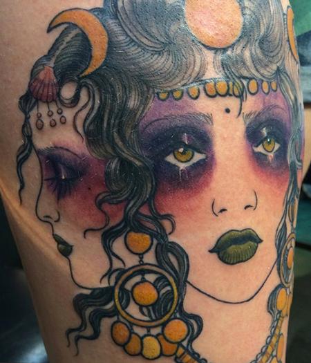 tattoos/ - Hekate Moon Gypsy - 99740