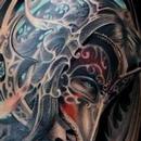 Masked Woman Tattoo Design Thumbnail