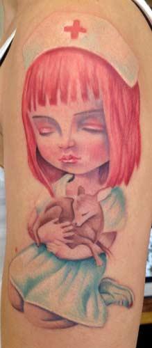 tattoos/ - Mark Ryden Nurse - 67115