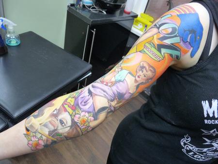 tattoos/ - Steph's crazy colour arm - 114452