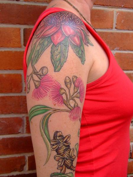 tattoos/ - Custom Flower Tattoo - 60555