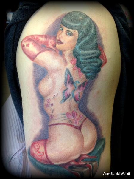 tattoos/ - Bettie Page style pinup - 66331