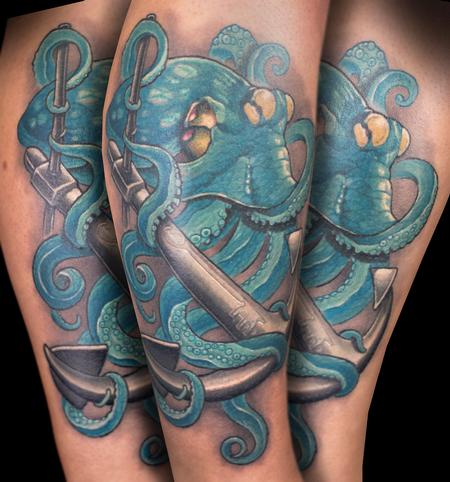 tattoos/ - octopus and anchor - 108213