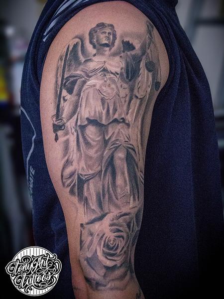 tattoos/ - Lady Justice ,Angel Wings ,Custom,The Guardian  - 109095