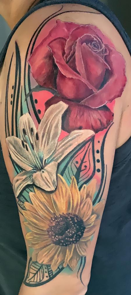 Flower Lily - Flower Tattoo