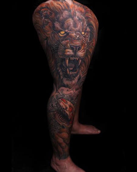 tattoos/ - Ferocity leg sleeve - 134450