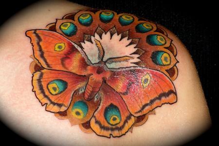 tattoos/ - moth mandala - 65394