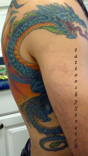 Looking for unique  Tattoos? Midieval Dragon