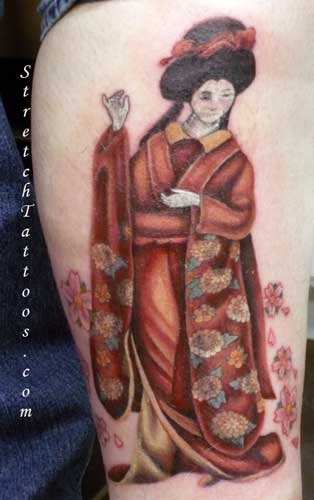 Looking for unique  Tattoos? Japanese Doll