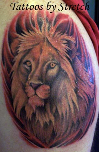 Looking for unique  Tattoos? King of the fuck'n jungle