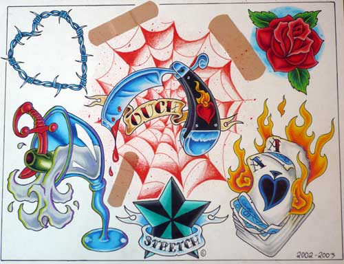 Looking for unique Tattoo Flash Design Art Galleries?  Ouch Flash