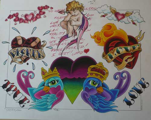 Looking for unique Tattoo Flash Design Art Galleries?  Visual Expressions Group Flash 2004