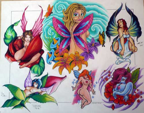 Looking for unique Tattoo Flash Design Art Galleries?  Visual Expressions Group Flash 2004